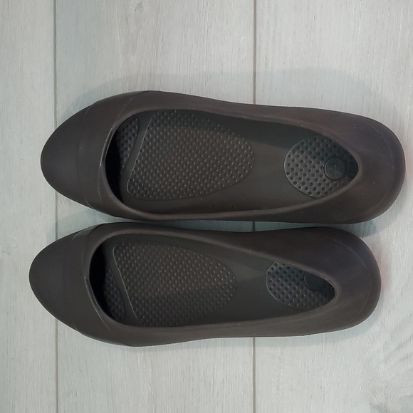 Crocs Women Comfort Round Toe Clogs Mary Jane Rubber Shoes sz 10 - Picture 8 of 13